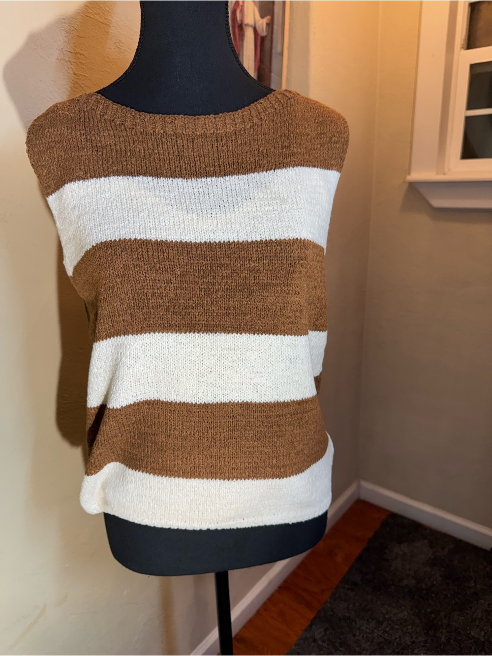 Soho & Stella sleeveless striped knit